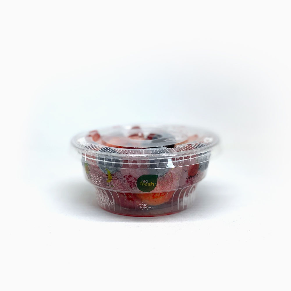 Mix Berries With Chocolate Dip (Kids Snack) "Go Fresh"