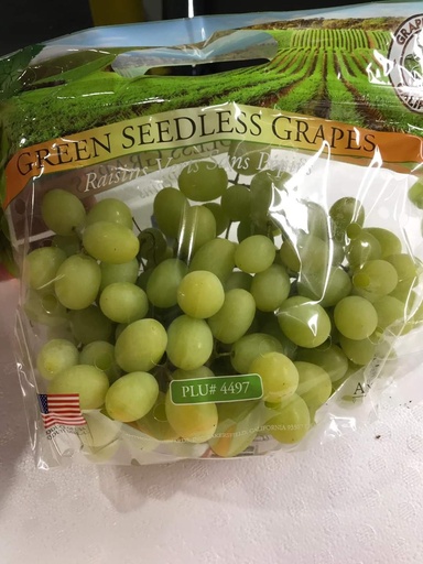 [1164] Grapes Green USA (Seedless) - عنب أخضر أمريكي
